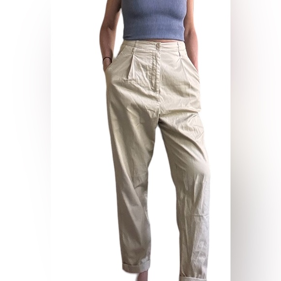 Zara Pants - Vintage Zara parachute khaki pants